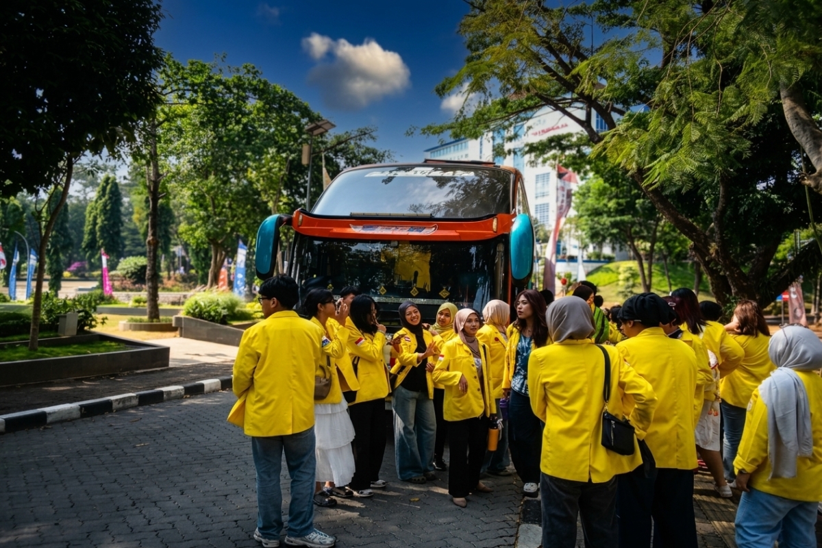 Kunjungan Akademis Lintas Kampus UI ke UNDIP Bersama TEBI Trans