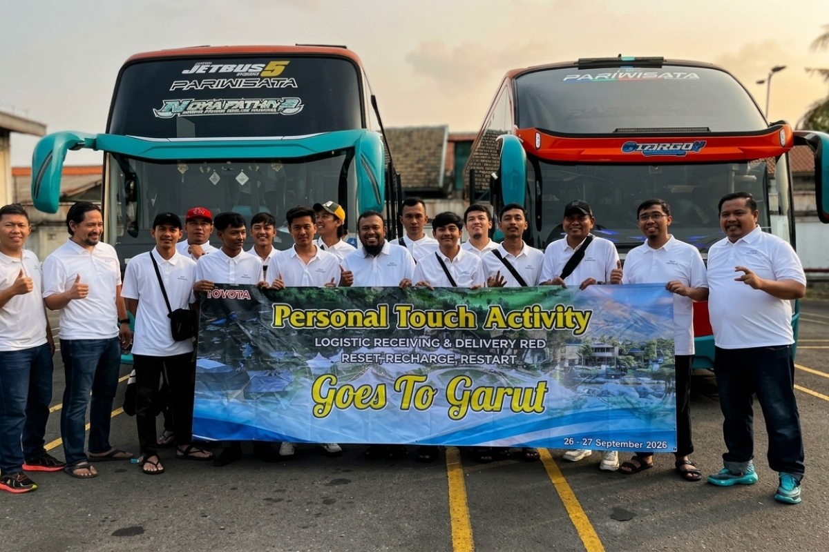Serunya Team Bonding & Refreshing Total: Sewa 2 Unit Big Bus TEBI Trans untuk Outing Kantor ke Garut