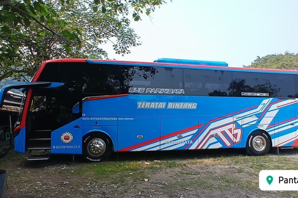 Sewa Big Bus Tebi Trans Jakarta - Pantai Karangsari Carita Banten: Perjalanan Wisata Bahari Penuh Keceriaan