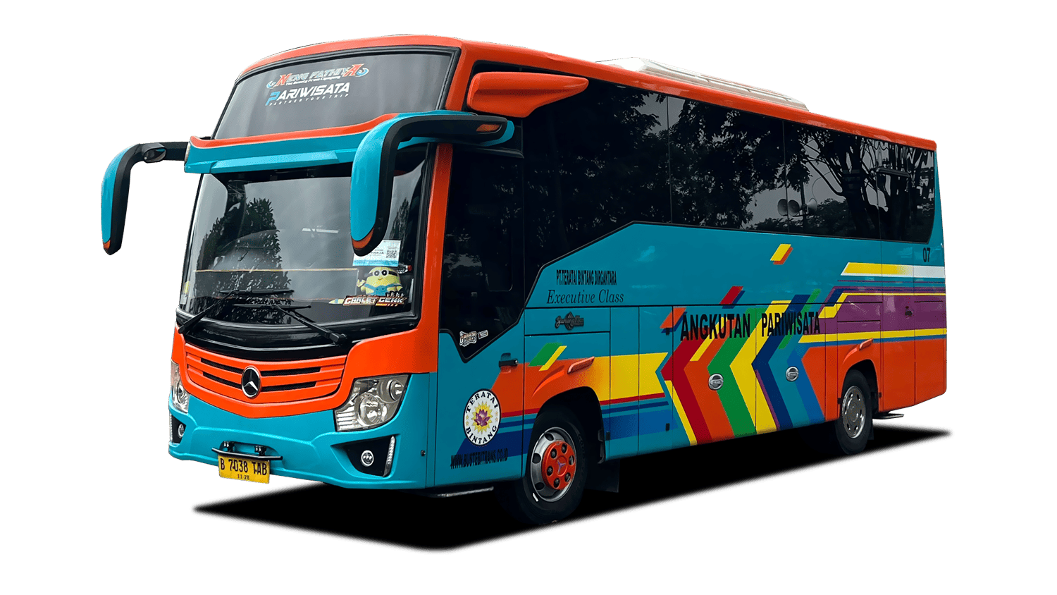 Medium Bus Pariwisata TB 06 - 33-35 Seats + Dispenser